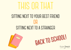 THIS or THAT – Back to School