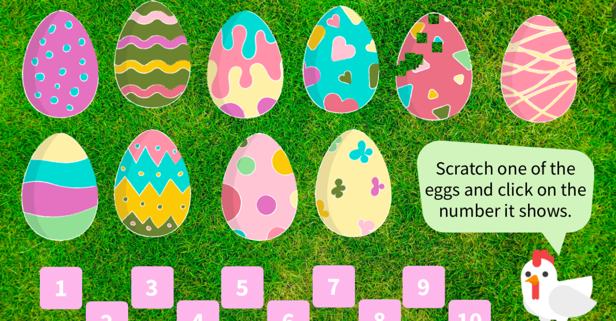Scratch the Eggs – Easter Tasks A2 – ProjecTeach by Tina
